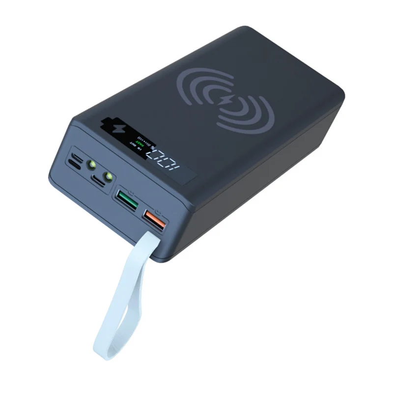 

USB 16X18650 Battery Bank Case Battery Charge Storage Boxes - with LED Lighting Detachable for Smartphone Charging