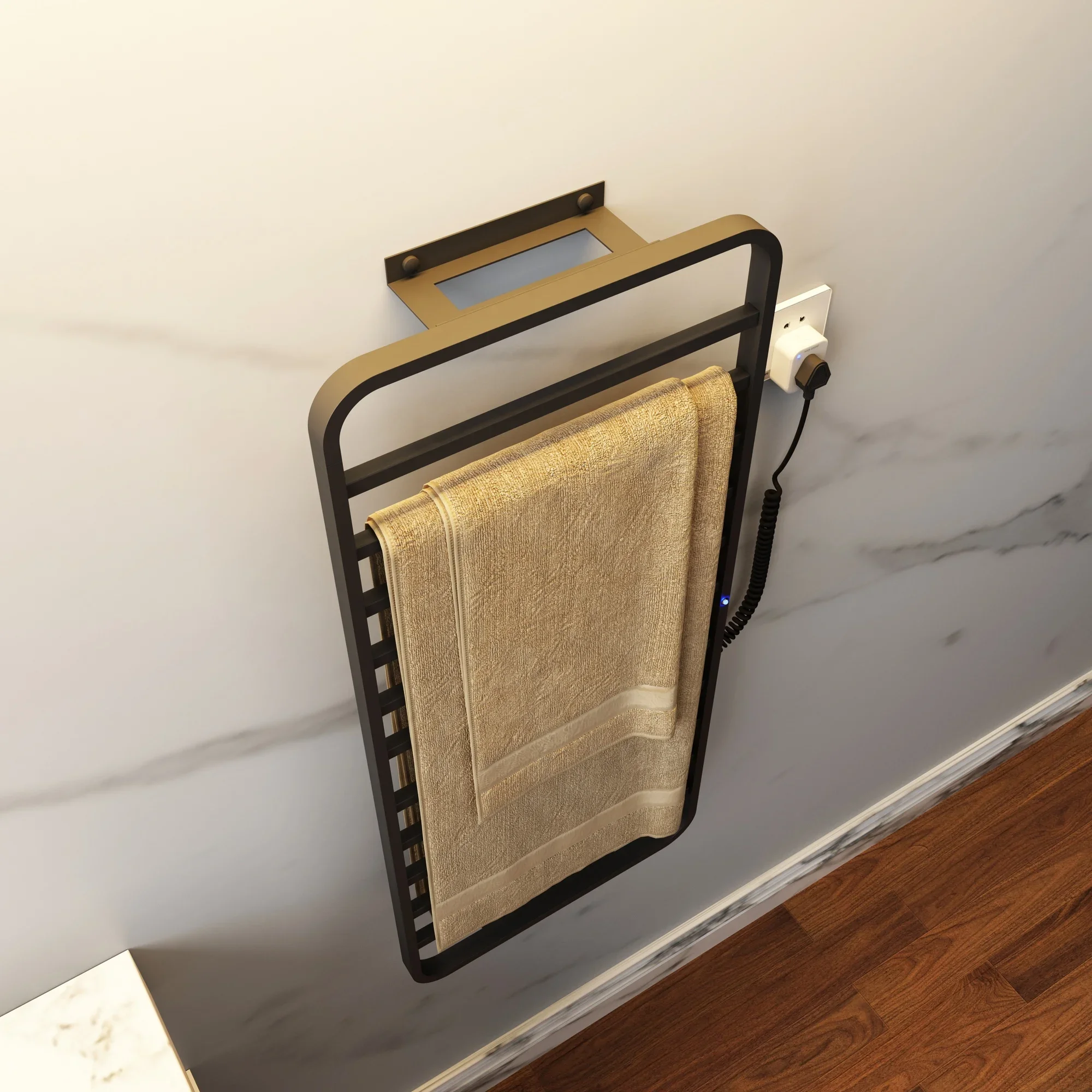 Нагревательные перекладины для ванной комнаты Электрический настенный