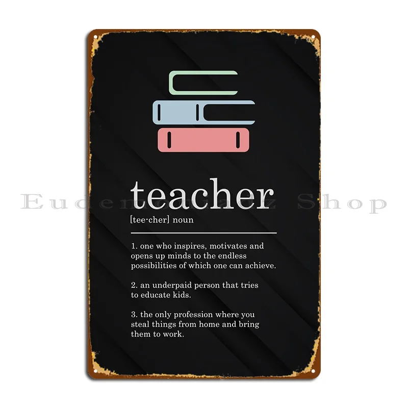 

Забавная металлическая табличка для учителя, настенная стена для гаража и кухни, сделанная на заказ Жестяная Табличка для гостиной, плакат