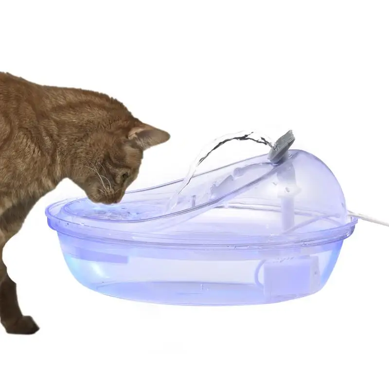 

Прозрачная поилка для собак и кошек, автоматический дозатор воды для щенков и кошек, емкость 2 л, с фильтром циркуляции воды