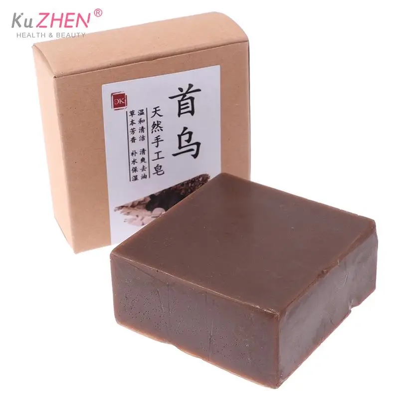 Новинка 1 шт. эссенция Polygonum для затемнения волос шампунь бар мыло натуральный