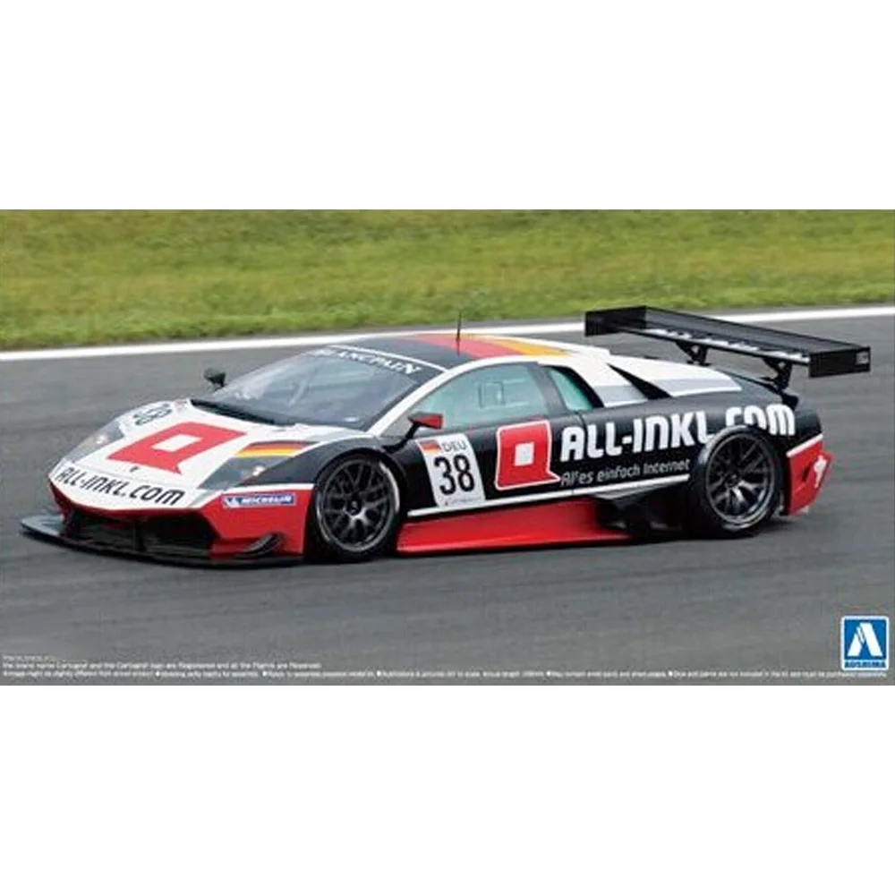 Aoshima 00718 масштаб 1:24 2011 GT1 Zolder 38 гоночный автомобиль ручной работы игрушка для хобби