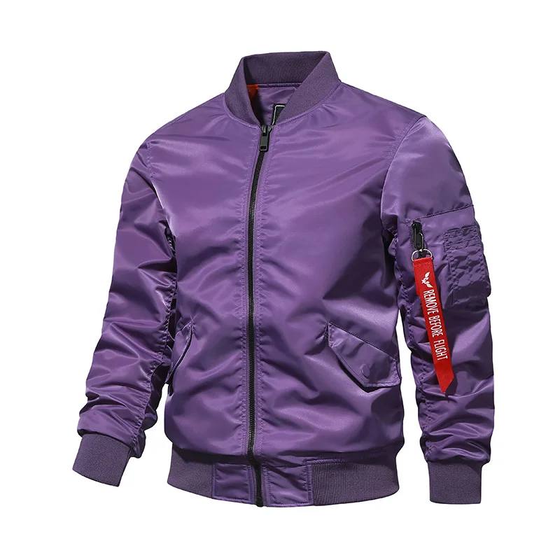 

Autumn and Winter Tough Guy Jacket Live Supply [Cotton/Thin] Air Force MA1 Pilot Jacket Men's Flight Jacket