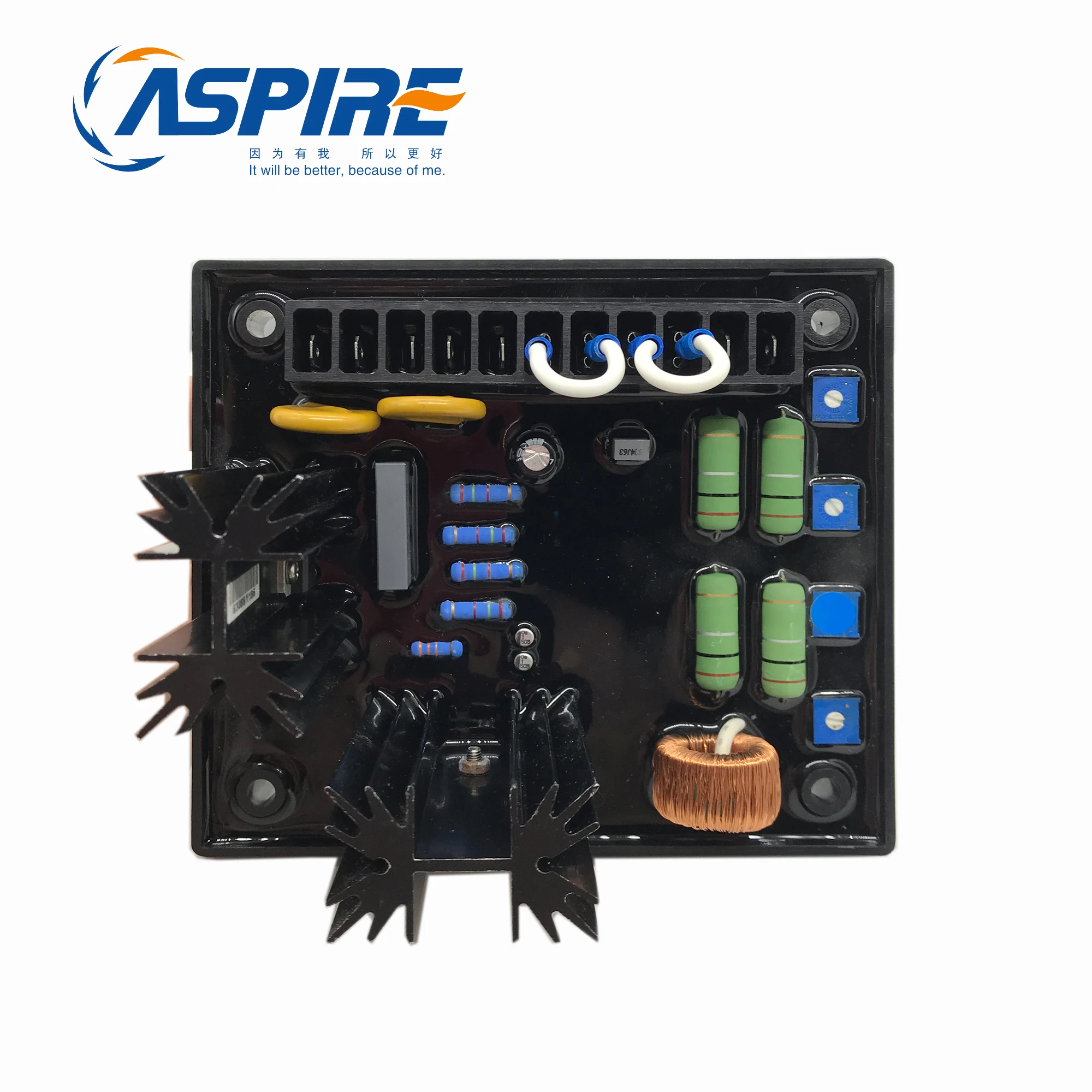 Фото AVR AVC63-7 заменяет регулятор напряжения Basler для дизельного генератора кВт №1