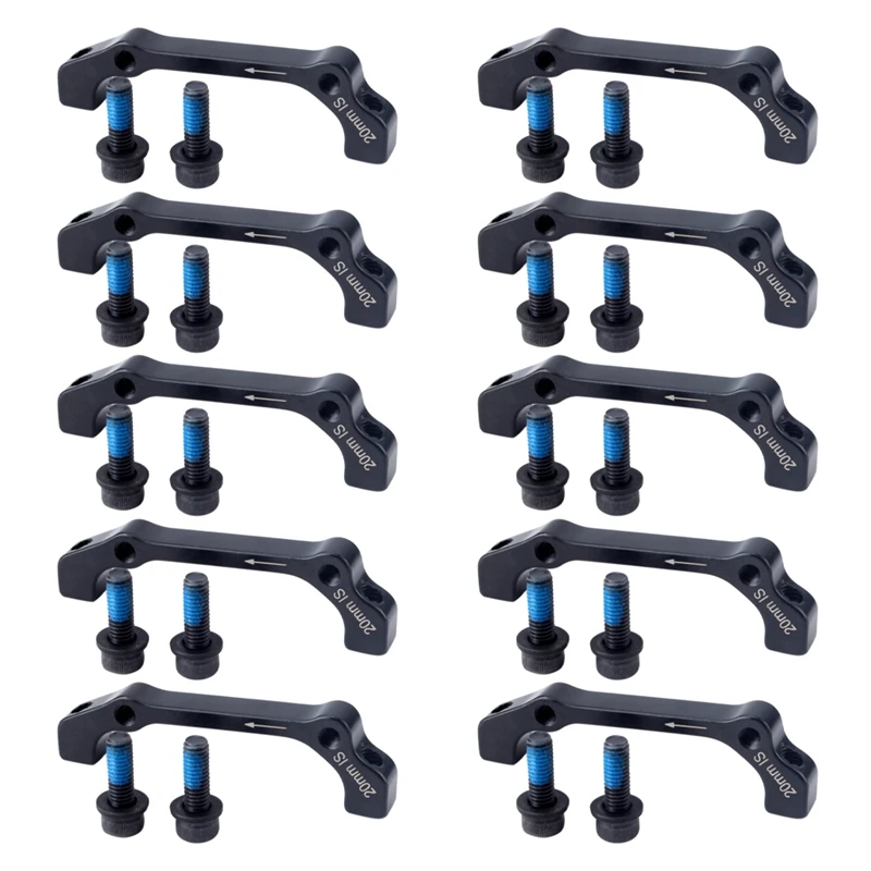 

10X Disc Brake Caliper Mount Adapter Is/Post Front 180Mm Rear 160Mm For Shimano Hayes Mtb