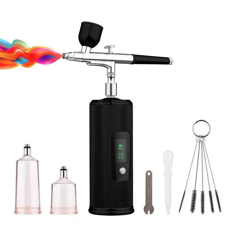 

Ручной Аэрограф, портативный беспроводной Аэрограф с наконечником 0,3 мм, ручной Аэрограф для модели, миниатюрные тату для ногтей, искусства,...