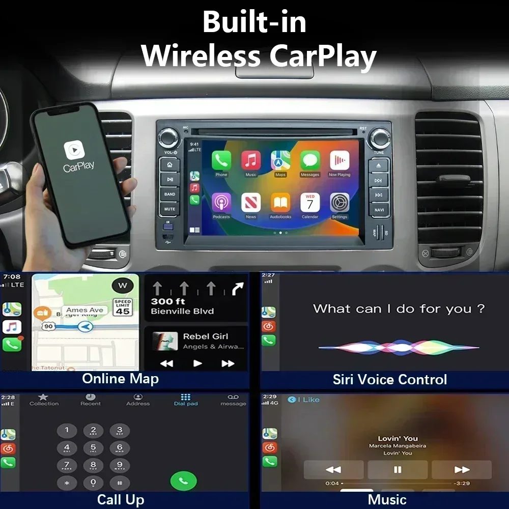 Фото CHSTEK Автомобильное беспроводное радио для Kia Cerato Morning Spectra Sedona Picanto Lotze Bluetooth Media Upgrade Models Fit Exchange Stereo №3