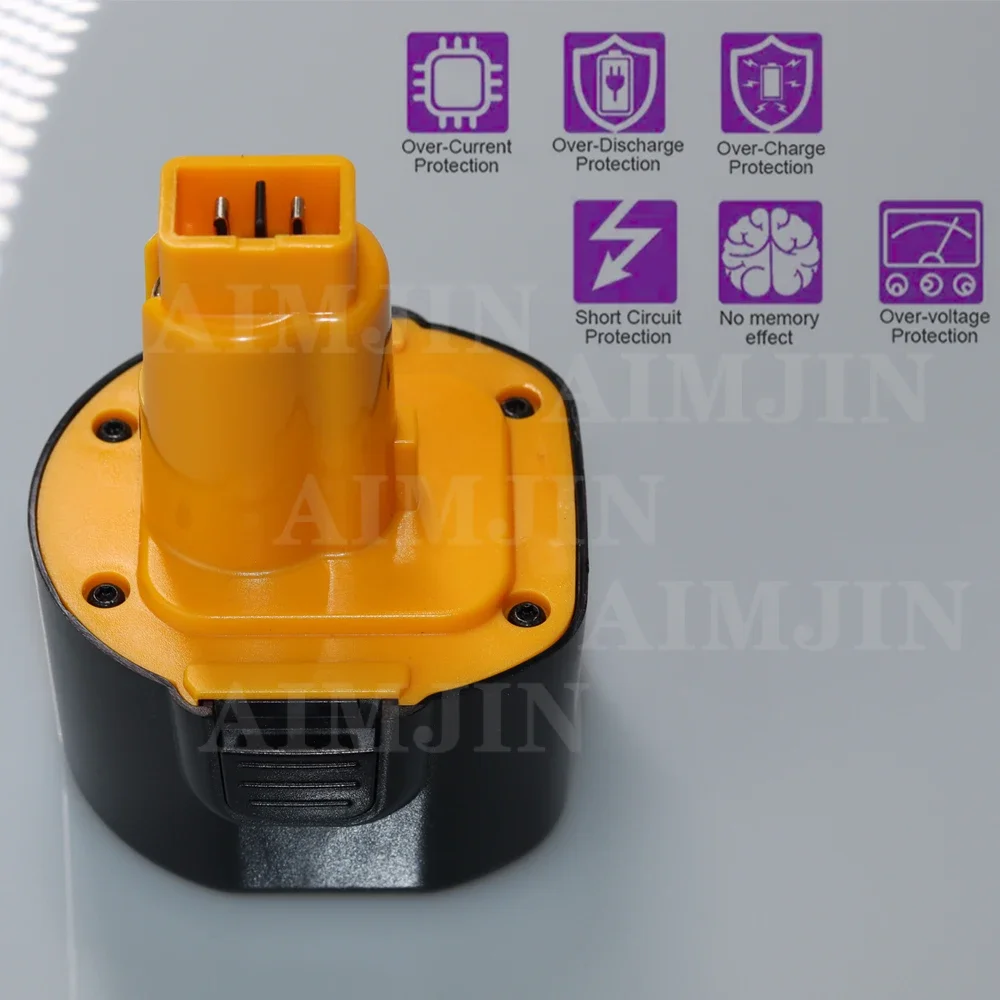 9 6 В 4800 мАч для Ni-MH аккумулятора Dewalt DE9061 DE9062 DW9060 DW9061 DW9062 EZWA DE9036 29
