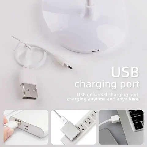 USB настольная лампа для чтения с регулируемой яркостью — пример использования