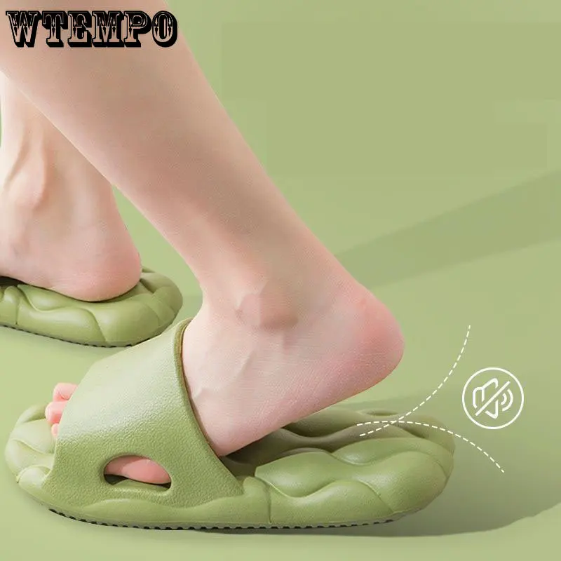 WTEMPO Women's Non Slip Home Slippers Girls Soft Sole EVA Indoor Slides Female Sandals Bathroom Shoes Wholesale Dropshipping
