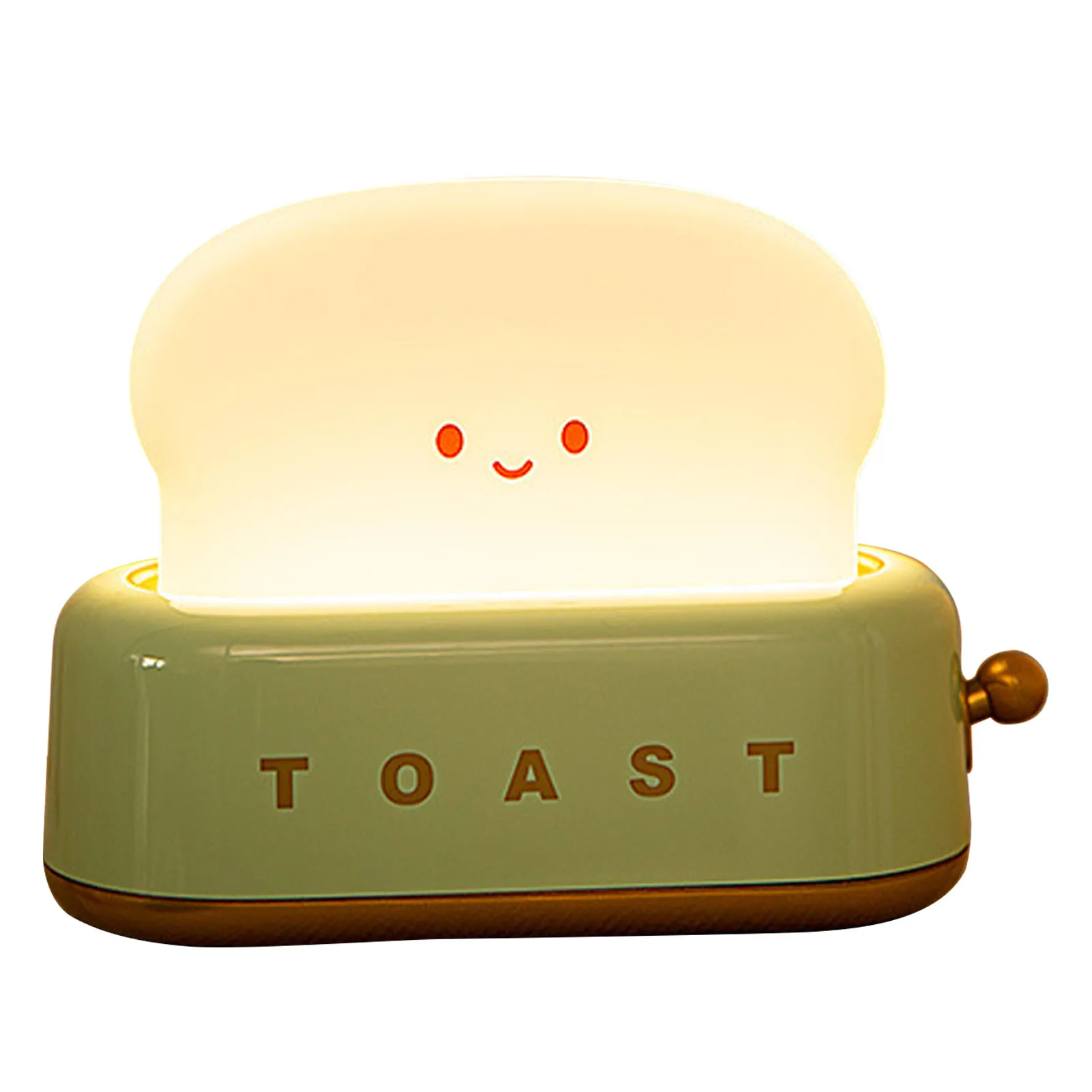 

Toast Bread LED Night Lamp Dimmable Cute Bread Toast Lamp Rechargeable Cordless Nursery Night Light for Kids Cute Bedroom