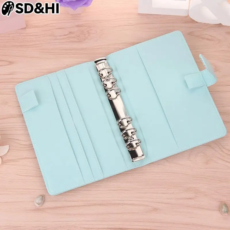 

A5 A6 Notebook Cute Ring Diary Leather Cover Journals Office Personal Binder Weekly Planner Agenda Organizer Without Inner Pages