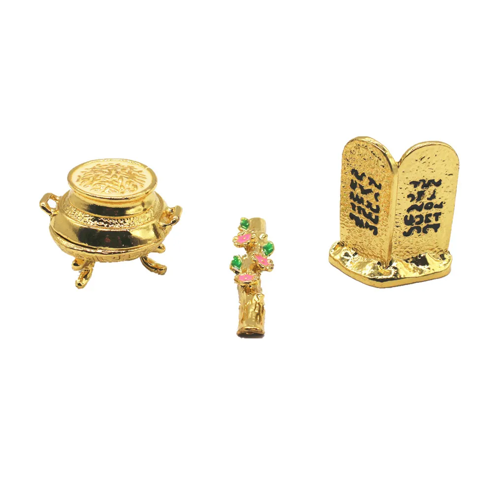 

Ten Commandments Home Decoration The Ark Of Covenant Hanukkah Gift Church Utensils Messianic Aaron Rod Manna Vessel Decor