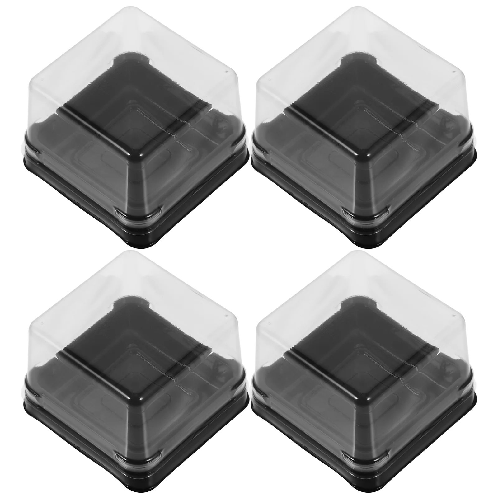 

Dessert Box Egg Yolk Crisp Packaging Individual Disposable Containers Mini Cake