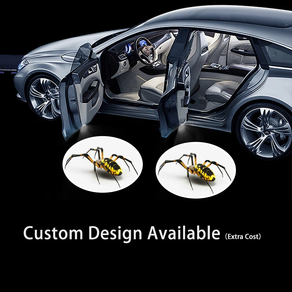

Customizable LED Car Door Welcome Light Laser Projector Logo Ghost Shadow Light Atmosphere Door Light Emblem Lamp Kits