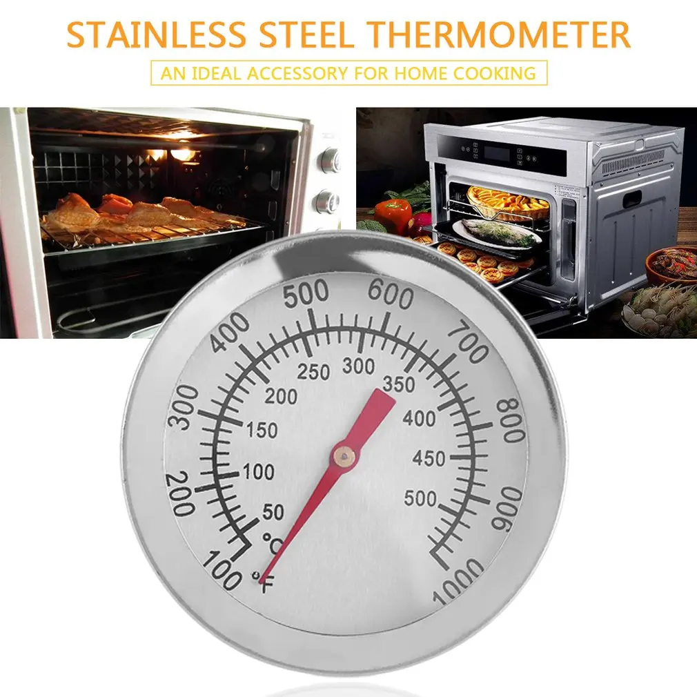 

Bakeware F/C 2" Stainless Steel BBQ Smoker Pit Grill Bimetallic thermometer Temp Gauge with Dual Gage 500 Degree Cooking Tools