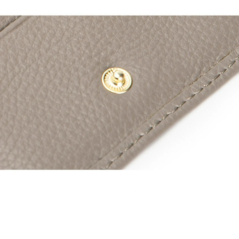 Mini Zipper Purse First Layer Mowhide Cropped Coin Pocket