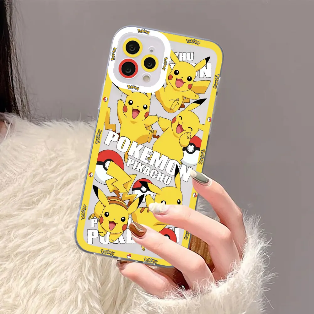 Чехол Gengar с рисунком Покемона Пикачу для Apple iPhone 15 14 13 12 11 XS Pro Max 16 8 7 Plus X XR SE