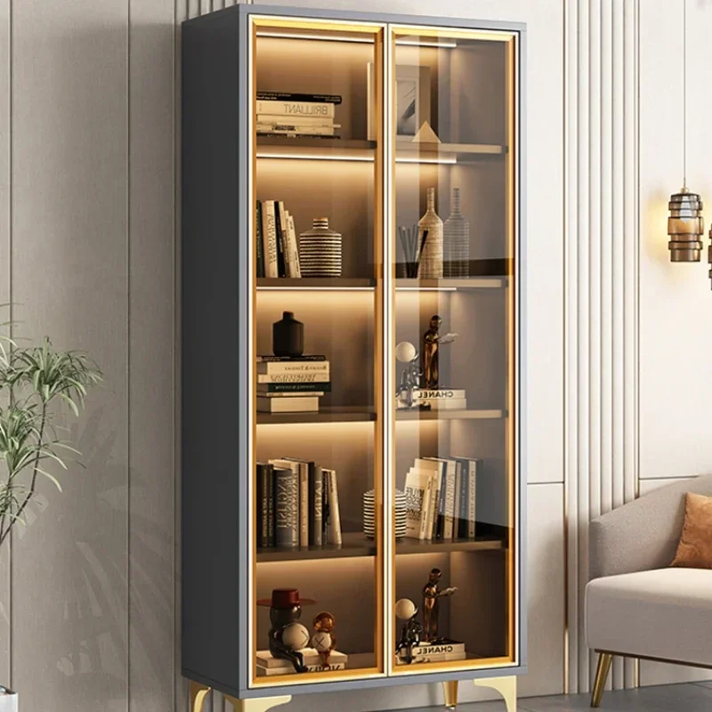 

Office Corner Bookcase Nordic Magazine Kitchen Modern Bookcase Storage Organizer Scaffale Libreria Living Room Furniture YN50BC1