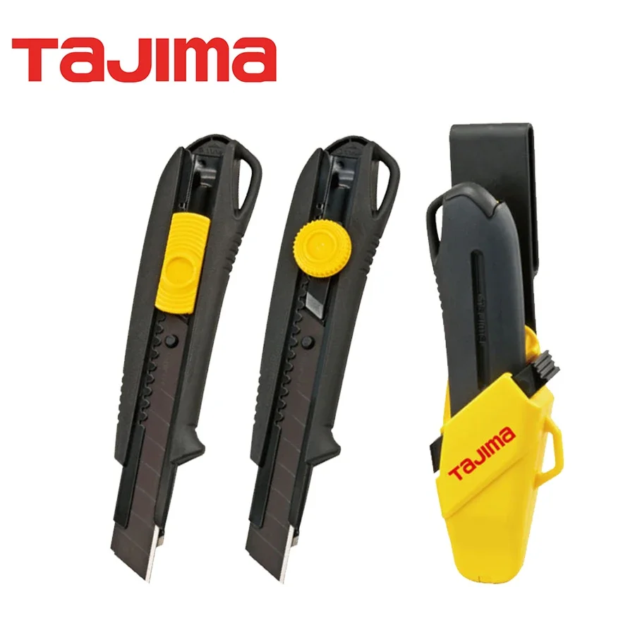 TAJIMA 1 шт. выдвижной универсальный нож шириной 18 мм, лезвие L-типа, сверхмощный резак для коробок, автоматическийручной нож для обоев с фиксацией (art.: 3920cef0ef625) - 3920cef0ef625