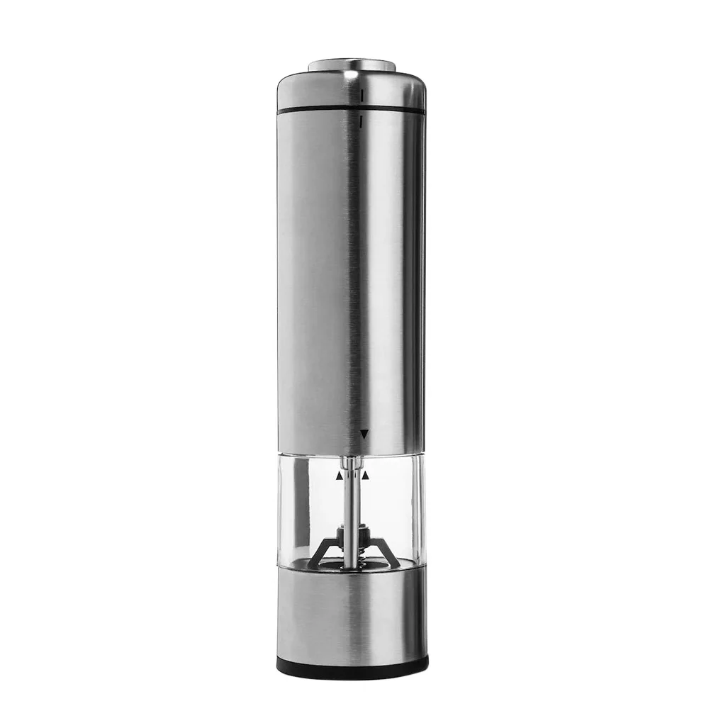 

Kitchen Electric Salt Pepper Grinder Automatic Refillable Battery Operated Shaker Spice Mill