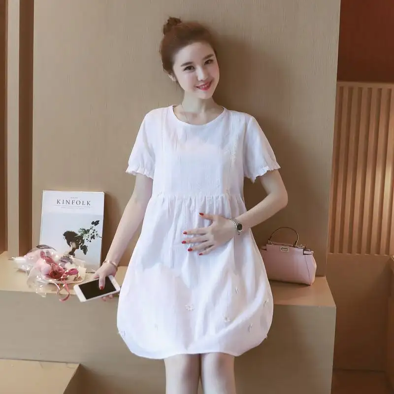 

Maternity green Pregnant Baby Loading 2022 Funny Women T Shirt Girl Shirt New Mom Big Size Clothes