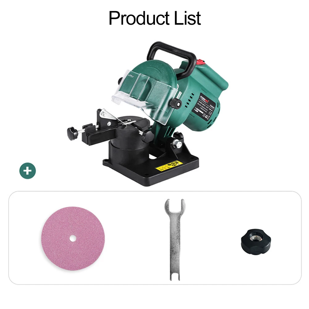 Электрическая точилка для цепной пилы 220 Вт 100 мм 8500 об./мин.