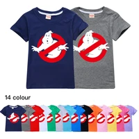 2022 toddler summer childrens boy cartoon ghostbusters 3 cute t shirt 3d printed girl street clothing kids clothes baby t shirt