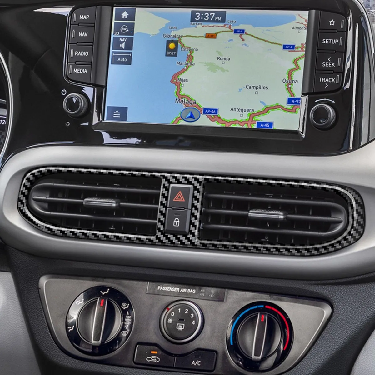 Для 2022 I10 автомобильный центральный контроль кондиционера вентиляционное