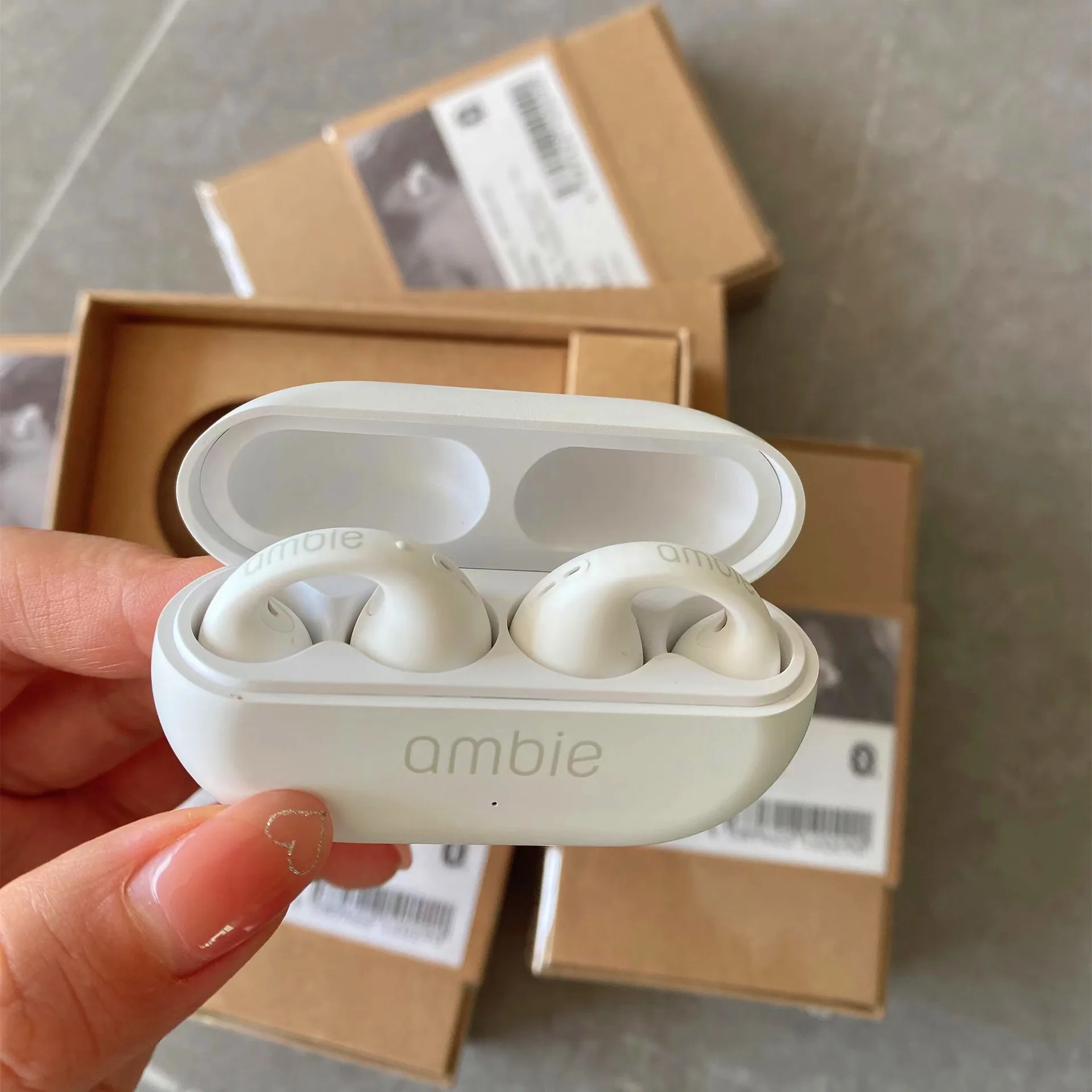

For Ambie Sound Earcuffs 1:1 Upgrade Pro Earring Wireless Bluetooth Earbuds TWS EarHook Earphone Sport Bone Conduction Headset