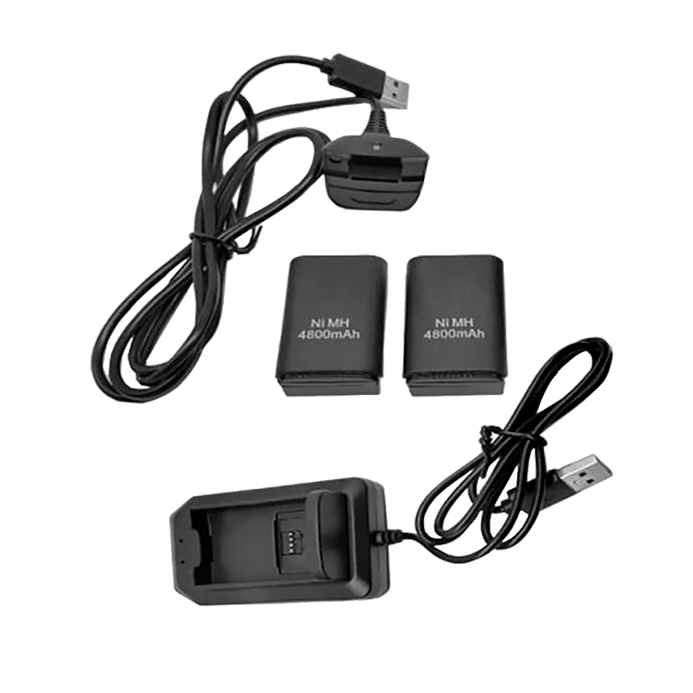 2 шт. аккумуляторные батарейки для геймпада 4800 мАч