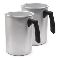 stainless steel wax melting pot diy candle soap melt pitcher milk frothing jug with long handlecan save labor and avoid splash