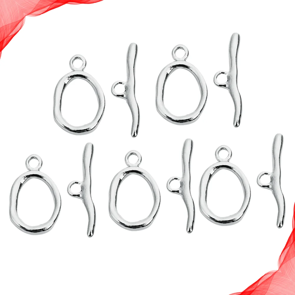 

Clasps Toggle Clasp Connector Necklace Jewelry Bracelet Clamps Chain Making Closurering Metal Ot Slide Set Hooks Closuresmulti