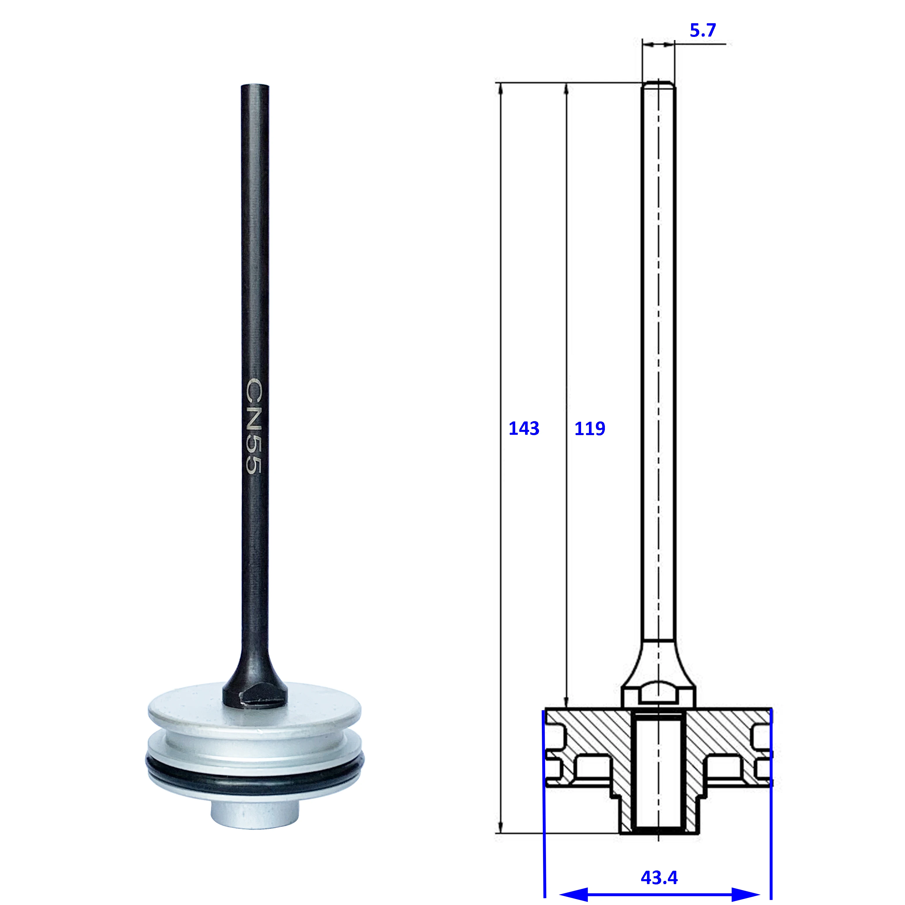 Aftermarket Main piston unit for COIL NAILER Parts driver set compatible with MAX BOSTITCH HITACHI