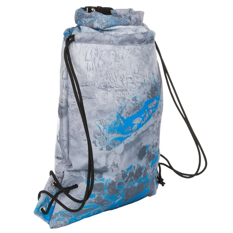 Realtree Wav3 Tahoe Blue Roll Top 10 Ltr Cinch Dry Bag, Unisex, Gray, Lightweight Waterproof