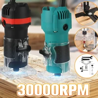 2300w woodworking engraving machine 30000rpm portable electric hand wood slotting cutting trimming machine
