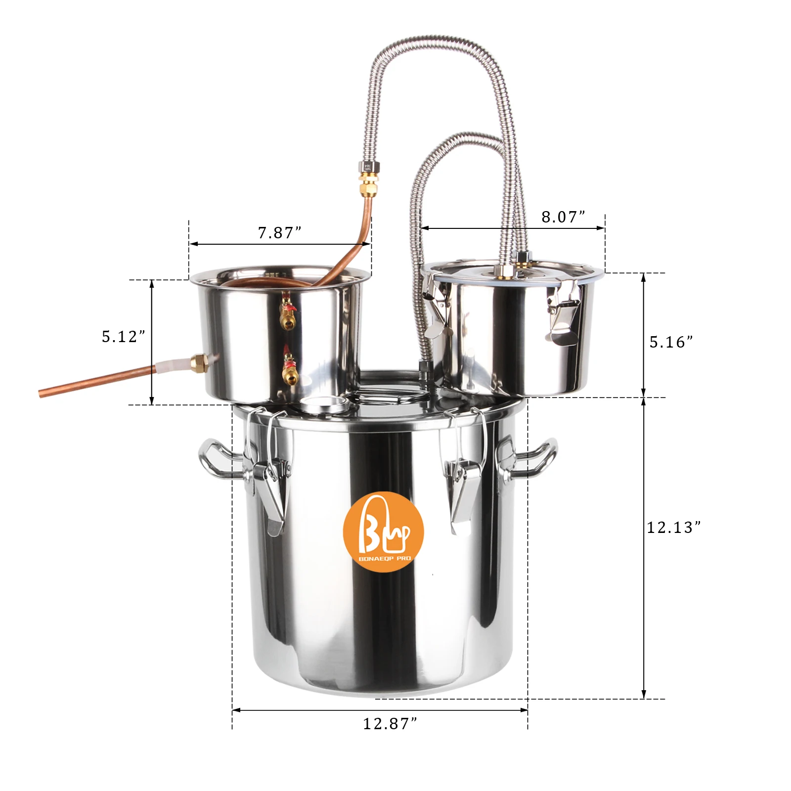 

Многофункциональный 5Gal домашний аппарат Moonshine, Пивоваренная пива из нержавеющей стали, спиртовой дистиллятор