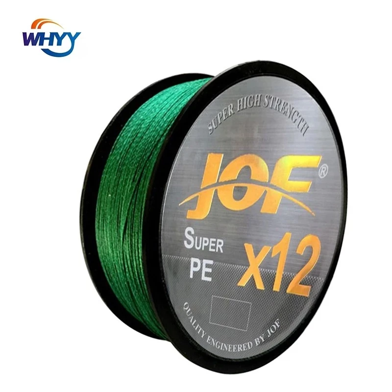 

Плетеная рыболовная леска JOF12, 300 м, многоцветная японская многонитевая леска для морской воды