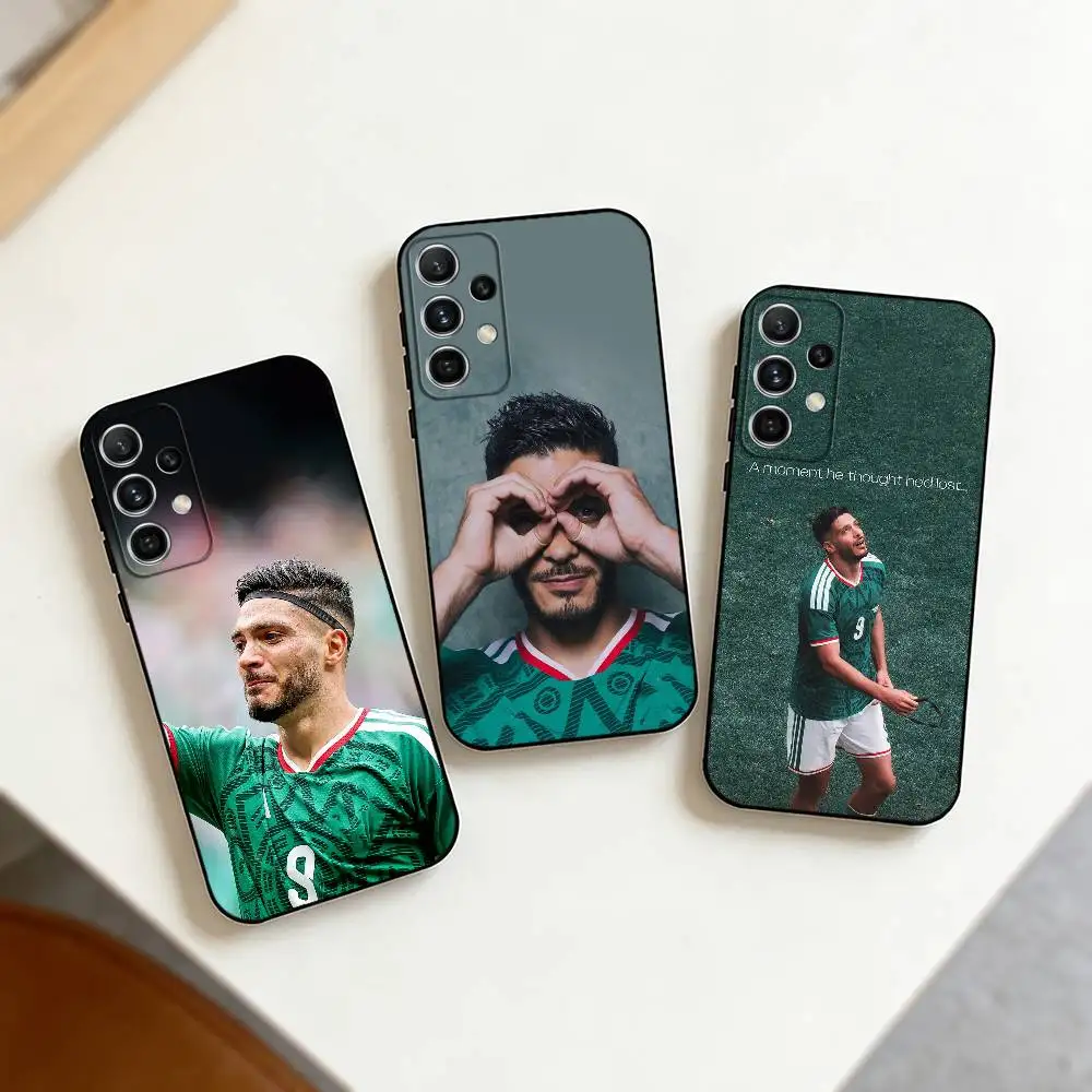 Фото Чехол для телефона Mexican Complete 9 R-Raul Jimenez для Samsung S25, S24, S21, S22, S23, S30, Ultra, S20, Plus, FE, Note, 10, 9, 5G, черный №1