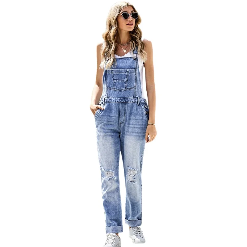 Женский Летний Комбинезон Без Рукавов 2024 С Боковыми Разрезами Облегающий