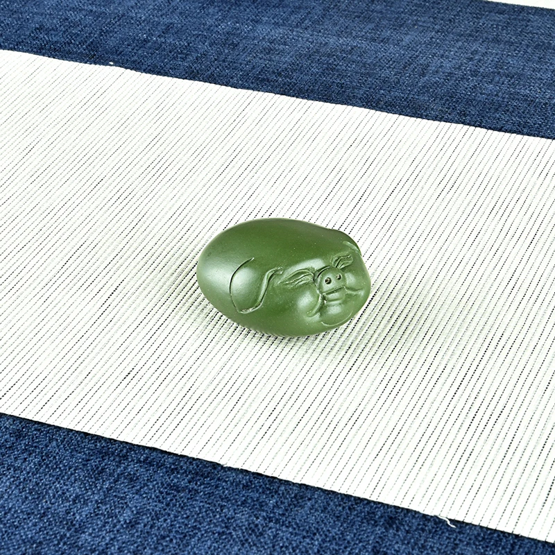 Фиолетовый глиняный чайный орнамент для домашних животных свиньи изысканный