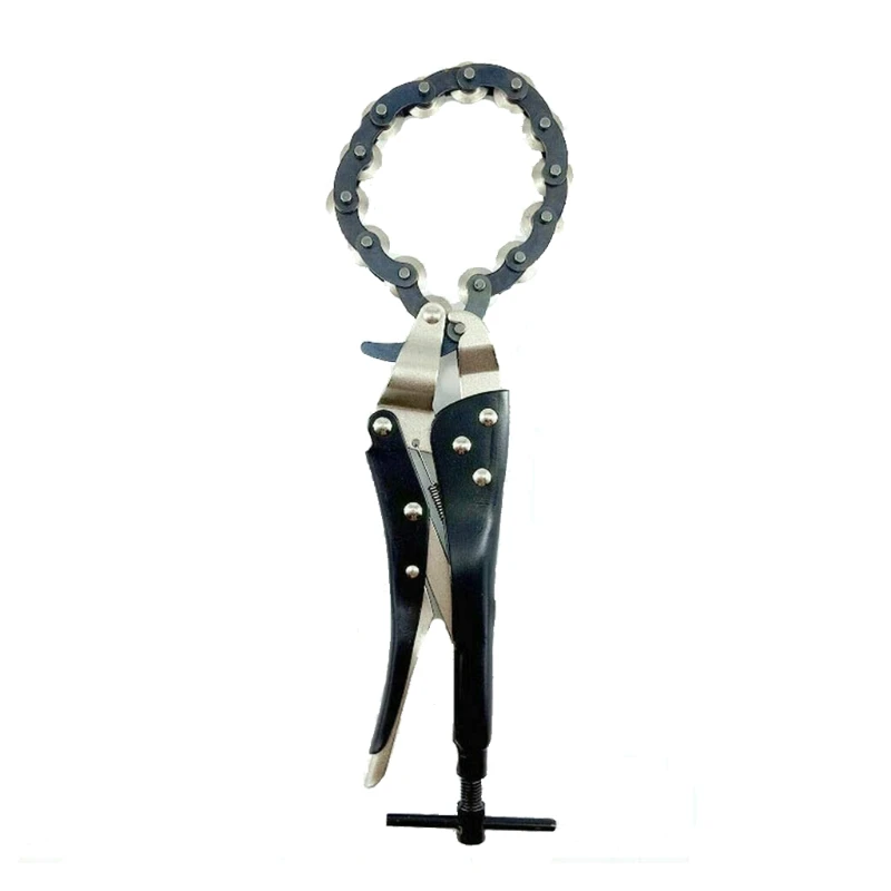 

Pliers Locking Grip Wrench Locking Chain Clamp for Car Large-scale Equipment Ideal for Awkward Shape Pieces
