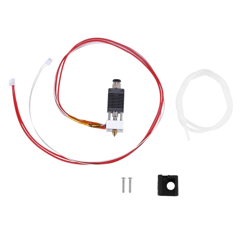 

3D Printer Full Metal Hotend Extruder Kit Hot End Set with 0.4Mm Nozzle 100K Thermistor Heatsink Wire 24V for ET4/ET4 Pro
