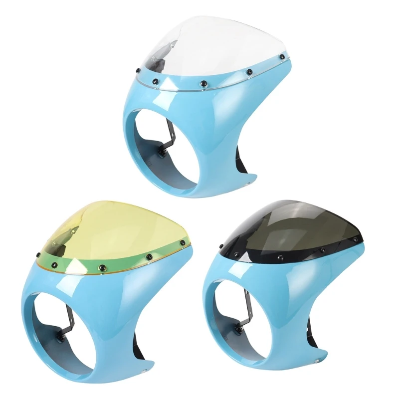 

Motorcycle Windscreen Wind Deflector Headlight Cover Enjoy a Smooth & Safe Rides