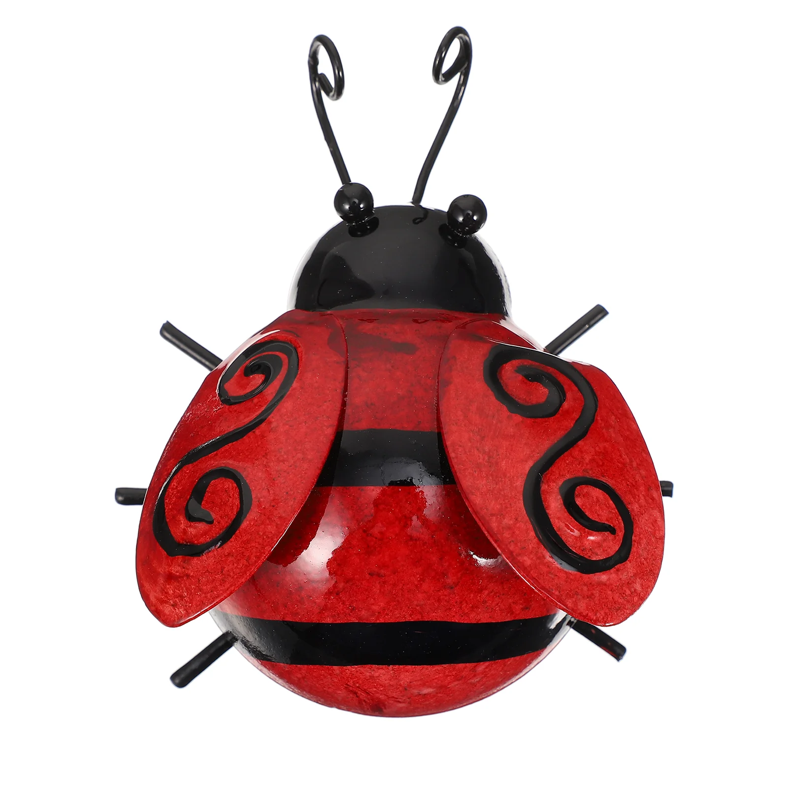 

Iron Beetle Wall Hanging Outdoor Tortoise Enclosure Ladybird Craft Garden Villa Decoration Sculpture Pendant Statue Toddler