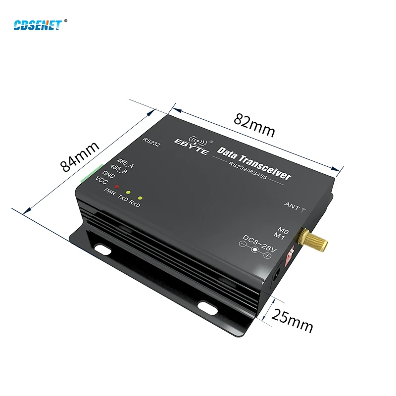 2.4G Wireless Industrial Data Transceiver CDSENET E34-DTU(2G4D27) RS232 RS485 Full Duplex 27dBm 2Km High Speed Low Power