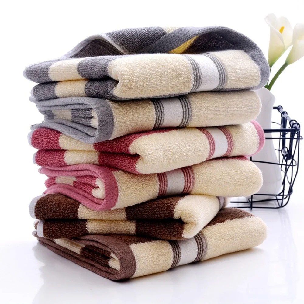 

High quality thick Water Absorbent 35cm*75cm wedding gift for bride grown Cotton home hotel bath towel face towel