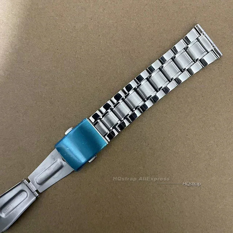 Фото Универсальный стальной ремешок для часов с плоским концом для Seiko, ремешок из нержавеющей стали для Rolex, высококачественный мужской и женский браслет, аксессуары №4