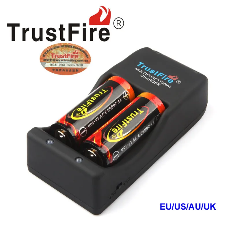 

Многофункциональное зарядное устройство TrustFire TR-006 для батареи TR006 Li-Ion 4,2 V-3,0 V 26650 25500 26700 18650 16340