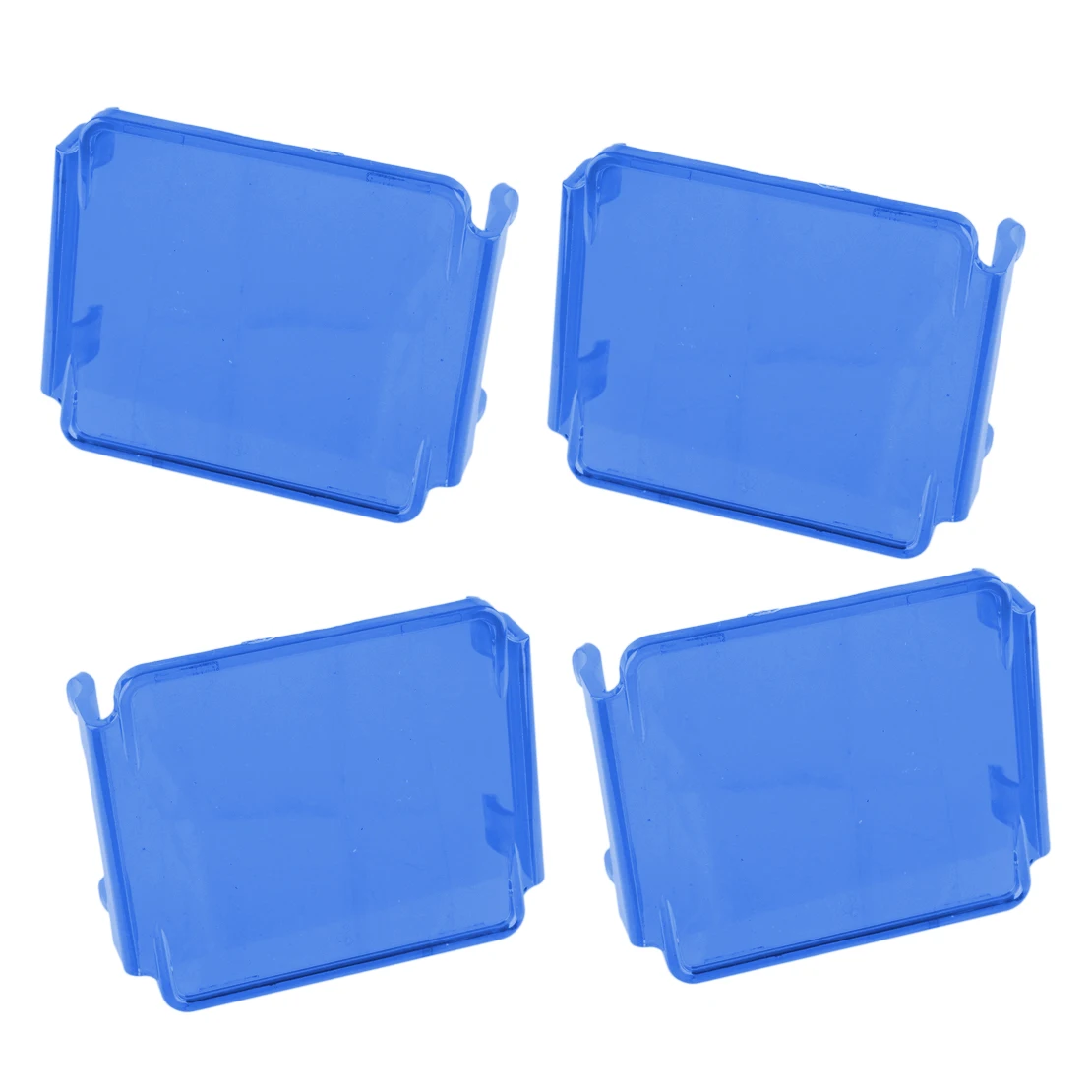

4pcs/Set Blue Protective Lens Cover PC For 3x3 Inch Square Cube Pods LED Work Light Bar Fog Lamp Driving Light